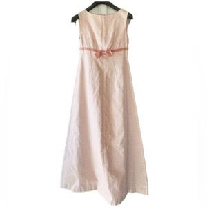 Beautiful Vintage pink taffeta handmade formal dress perfect for prom